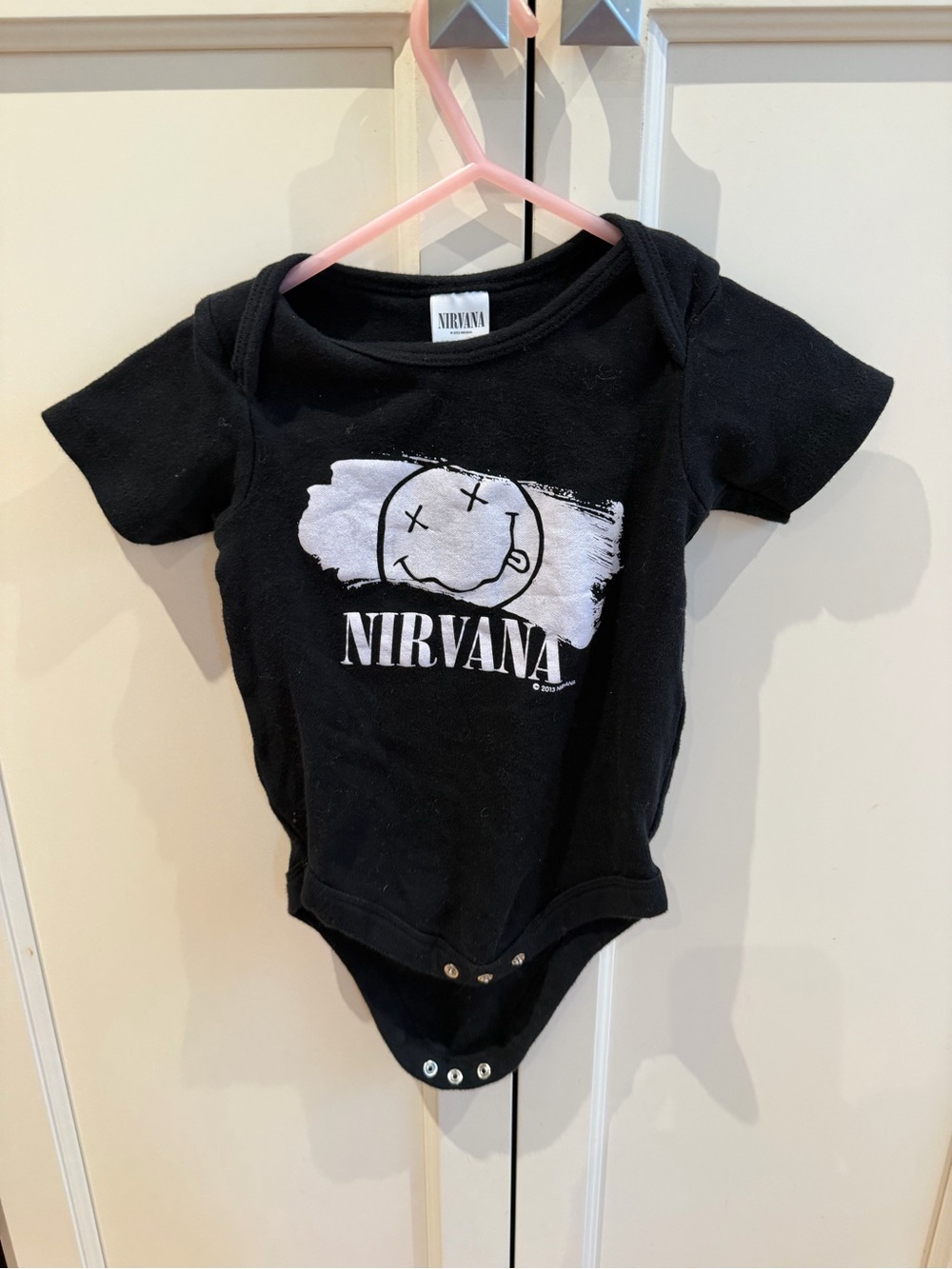 Nirvana 18-24m Black Baby One-Piece Bodysuit